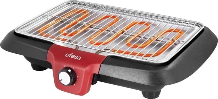 Grill elektrik UFESA BB7640, 2300W, zi, kuqe