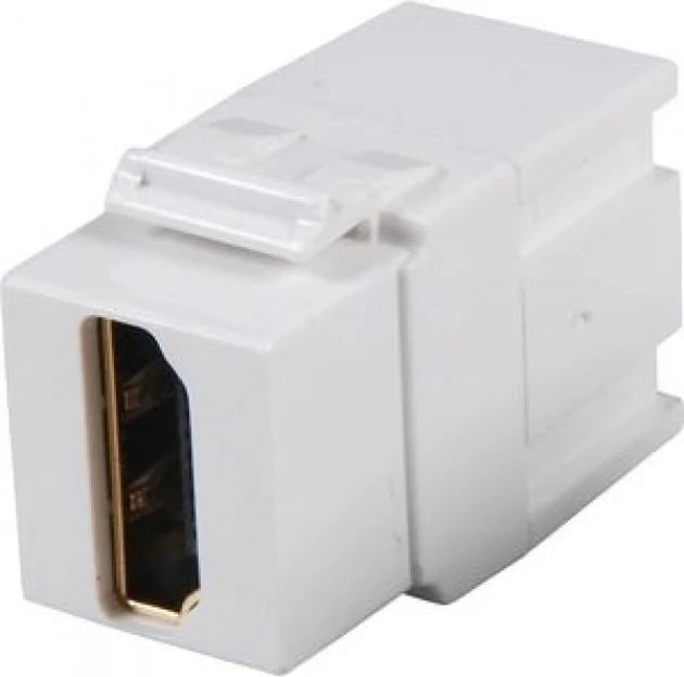 Moduli Keystone RJ45 HDMI F / F, Intellinet, i bardhë