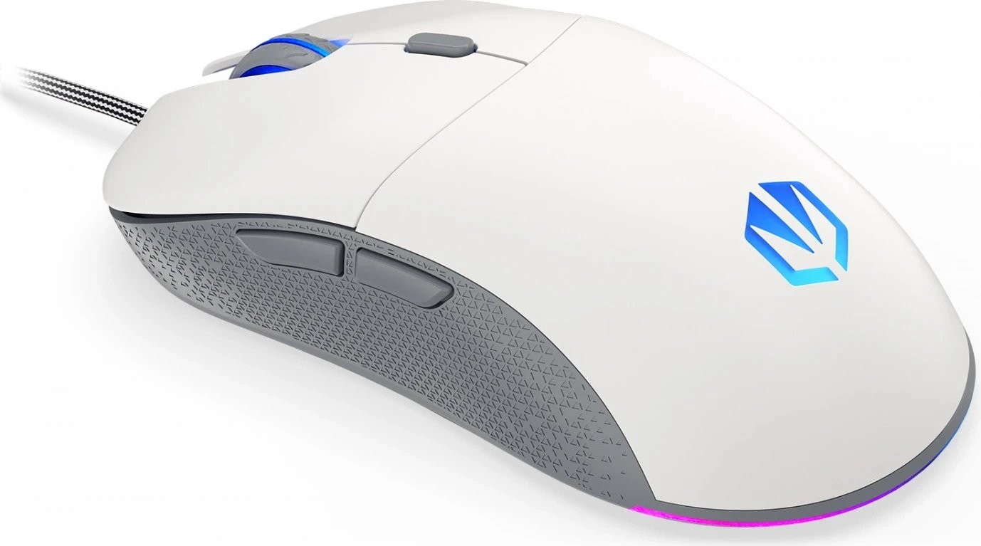 Maus Endorfy GEM OWH PMW3325, RGB, i bardhë