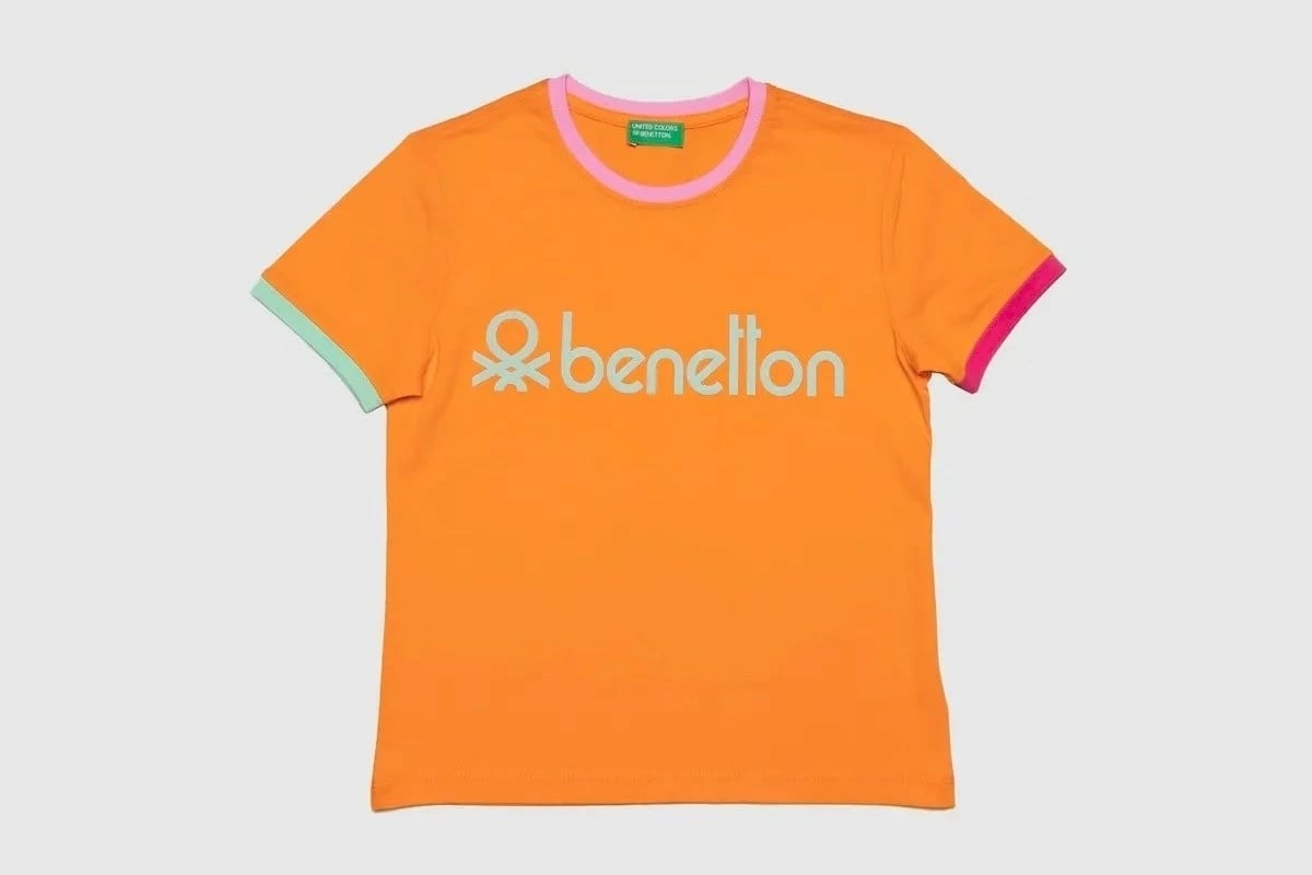 Maicë për fëmijë Benetton BNT-G20487 011, portokalli