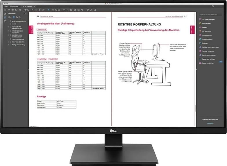 Monitor LG 27BN65QP-B, 27", 2560 x 1440 pixels, Quad HD, LCD, i zi