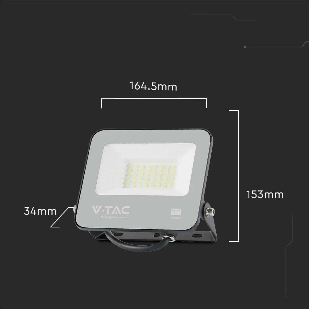 Dritë LED V-TAC 30W VT-4435, 5550lm, e bardhë e ftohtë, alumini