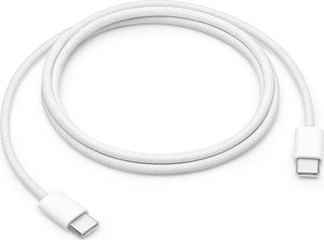 Kabllo USB-C në USB-C Apple , 60W, 1.0m, e bardhë