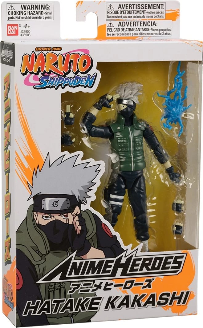 Figurë koleksionuese Bandai Anime Heroes Naruto - Hatake Kakashi