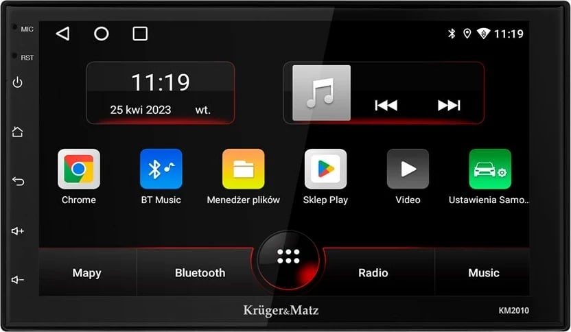 Radio për vetura Kruger&Matz KM2010, CarPlay/AndroidAuto