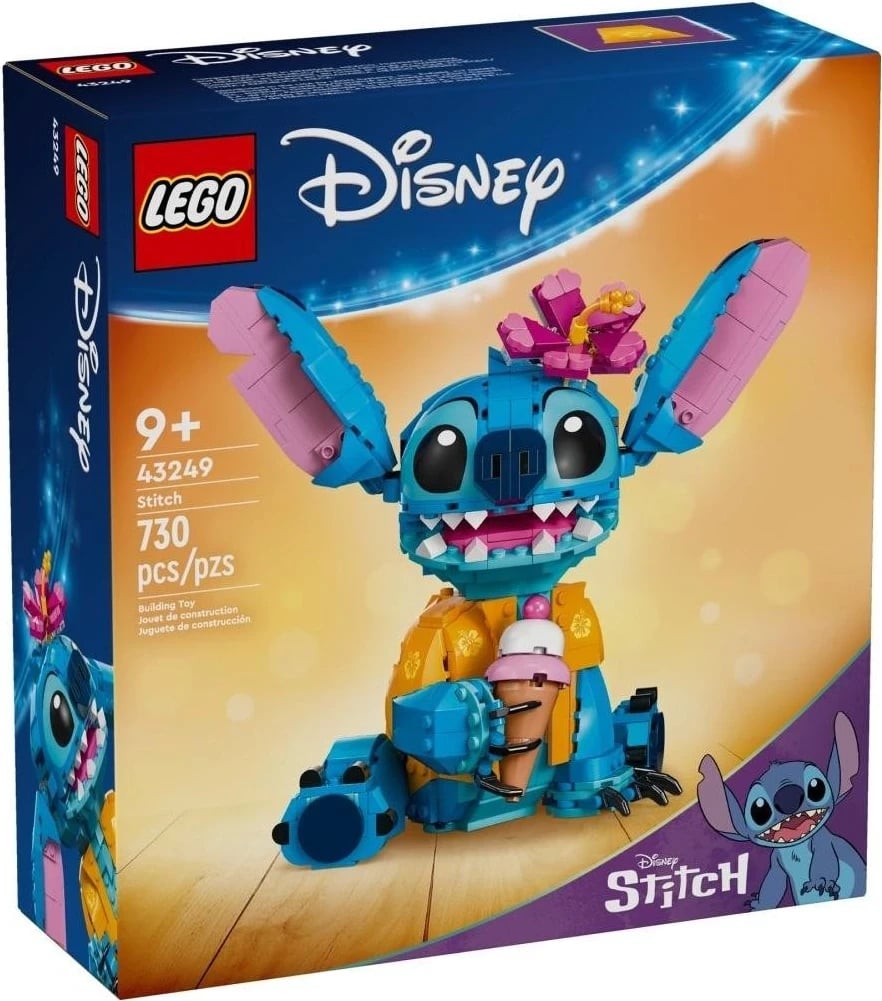 Komplet LEGO Disney Classic 43249 Stitch, 730 pjesë, plastikë, për fëmijë 9+