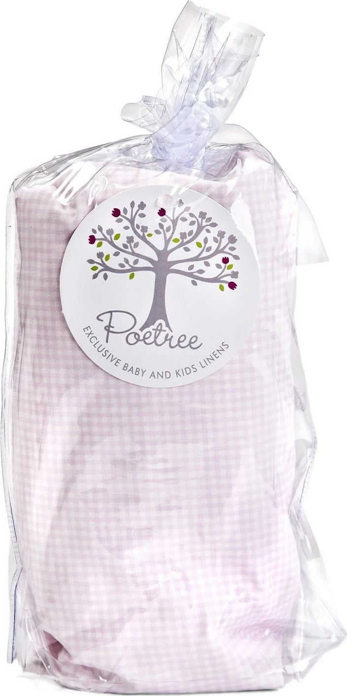 Çarçaf për fëmijë Poetree Kids Charlotte, Gingham Polin