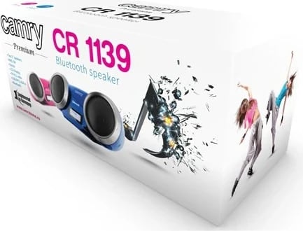 Boks portativ stereo Camry Premium CR 1139p, i zi, gri, rozë