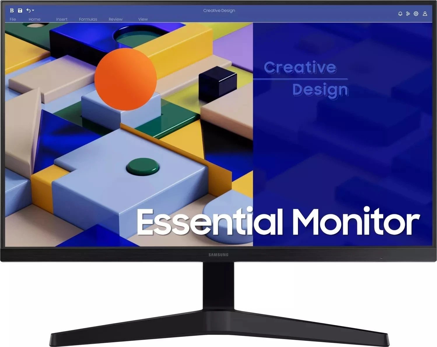 Monitor Samsung S24C312EAUX, 24", IPS, Full HD, 75Hz