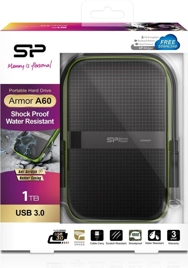 Disk HDD Silicon Power Armor A60, 1TB, i zi