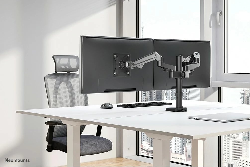 Krah monitori Neomounts DS70-750BL2, Clamp/Grommet, 7 kg, 43.2 cm (17"), 68.6 cm (27"), 100 x 100 mm, E zezë