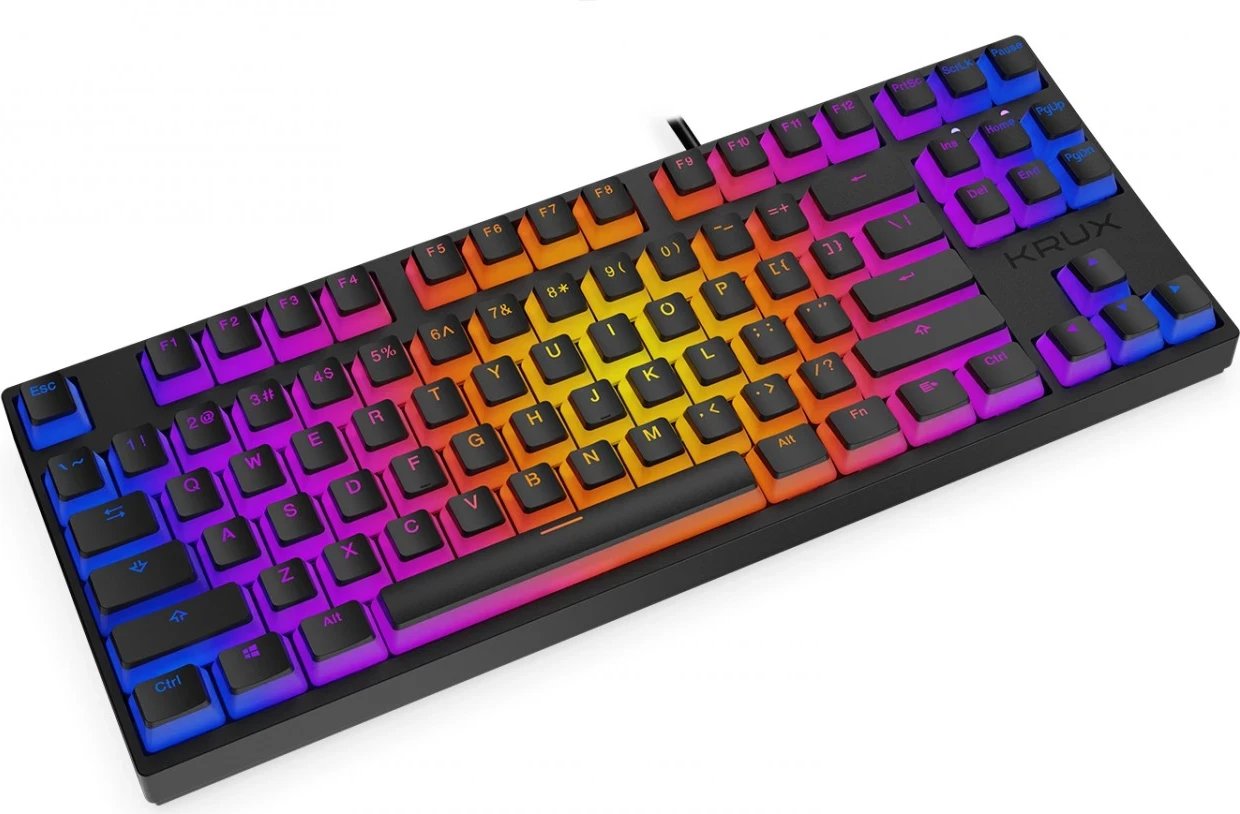 Tastierë Krux Atax Pro RGB, e zezë