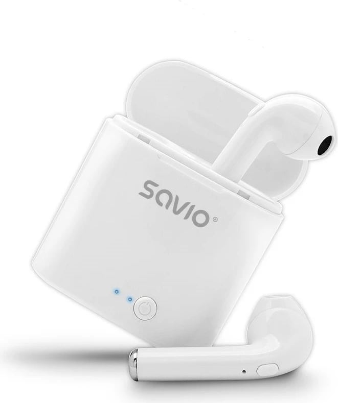 Kufje me bluetooth Savio TWS-01, e bardhë