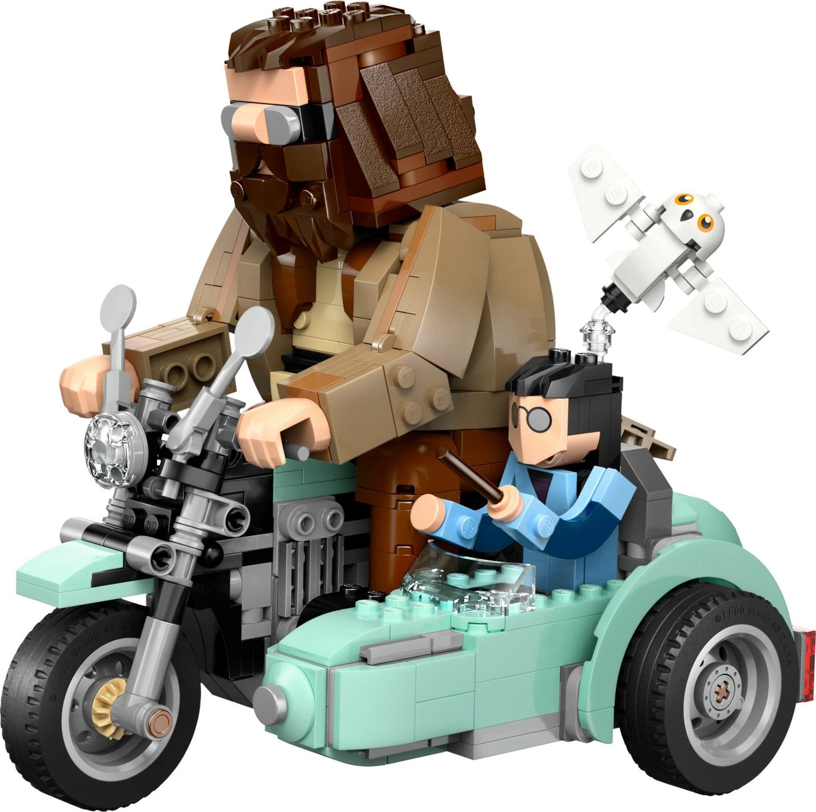 Set ndërtimi LEGO Hagrid & Harry's Motorcycle Ride, 617 pjesë, shumëngjyrësh