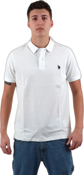 Polo për meshkuj U.S. Polo Assn., të bardhë