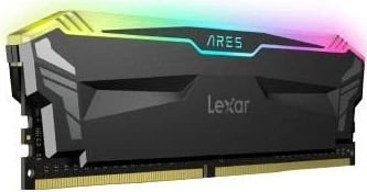 RAM Memorje Lexar ARES Gaming RGB, 16GB [2x8GB 3600MHz DDR4 CL16 DIMM], e zezë