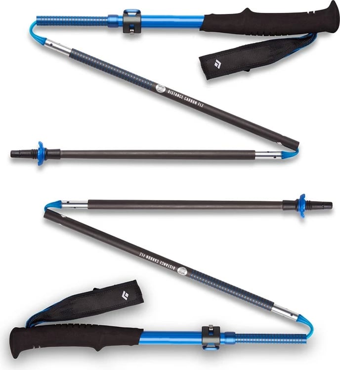 Shkopinj trekking Black Diamond DISTANCE CARBON FLZ POLES, Ultra Blue