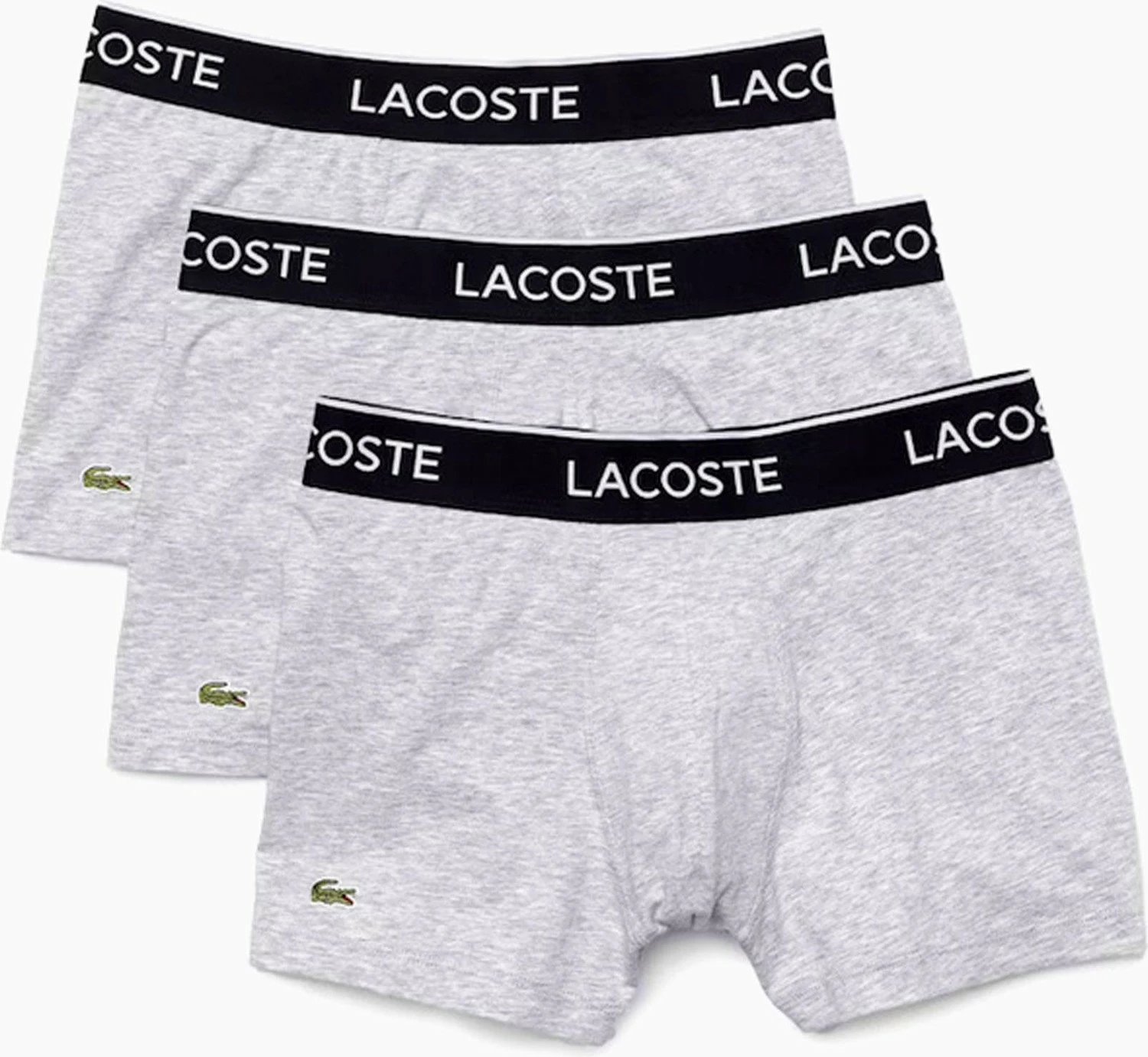 Të brendshme për meshkuj Lacoste 5H3389-CCA, 3 copë, të hirtë