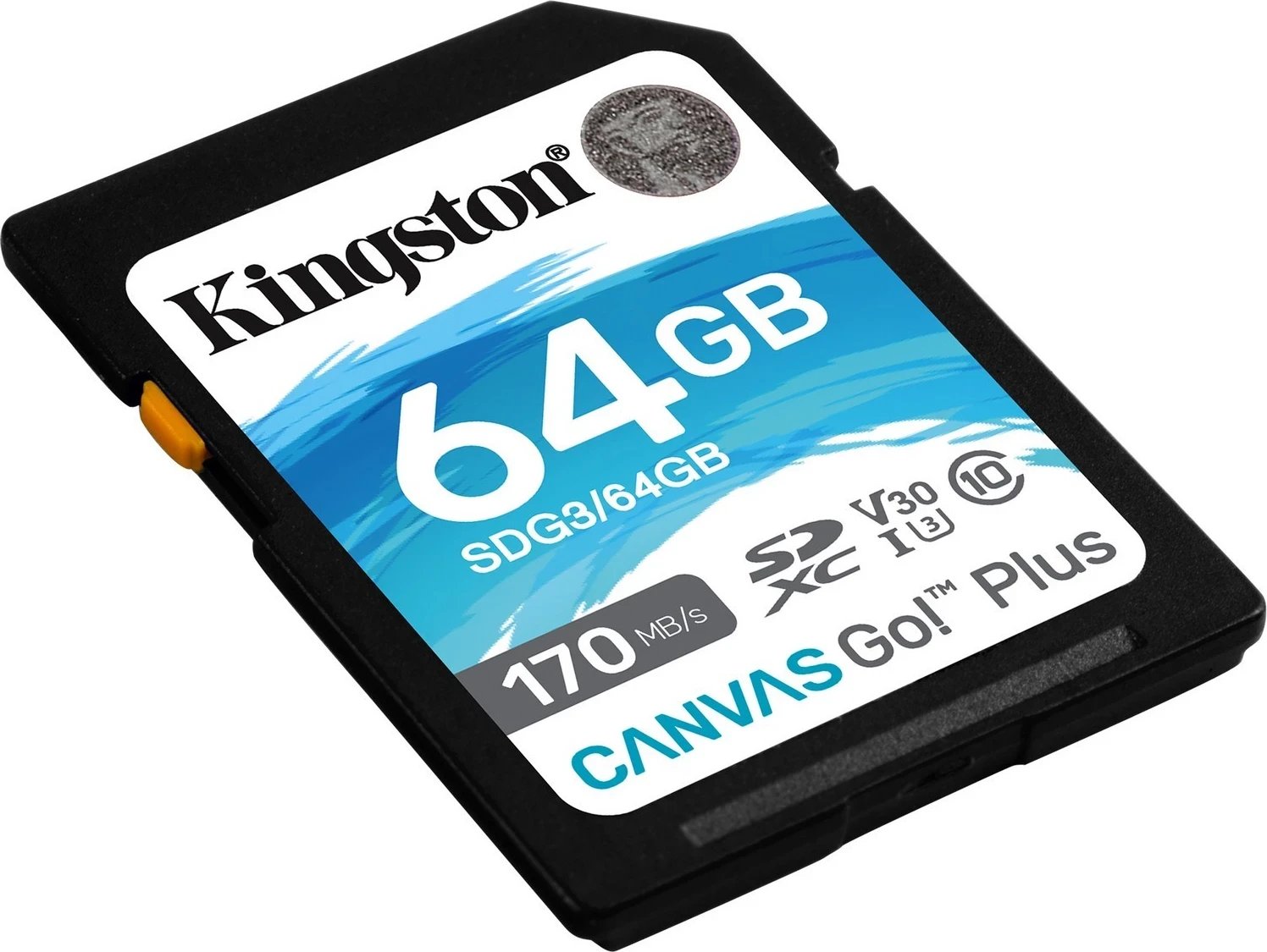 Kartë memorie Kingston SDXC Canvas Go Plus, 64GB