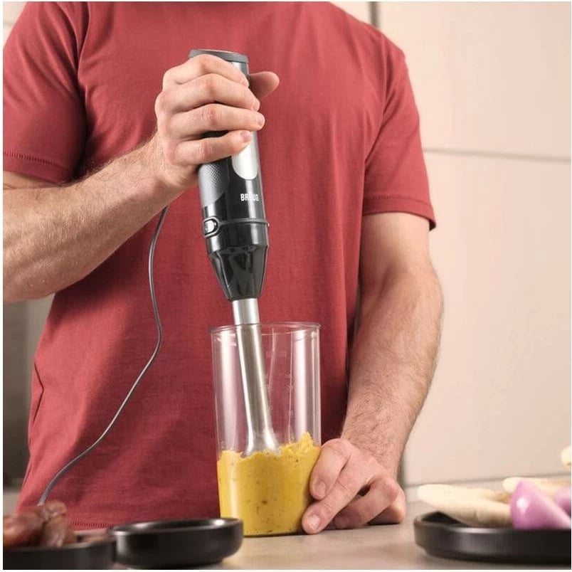 Blender Braun Multi Quick 5 MQ 55.307M, 1000W, 25 shpejtësi, i zi