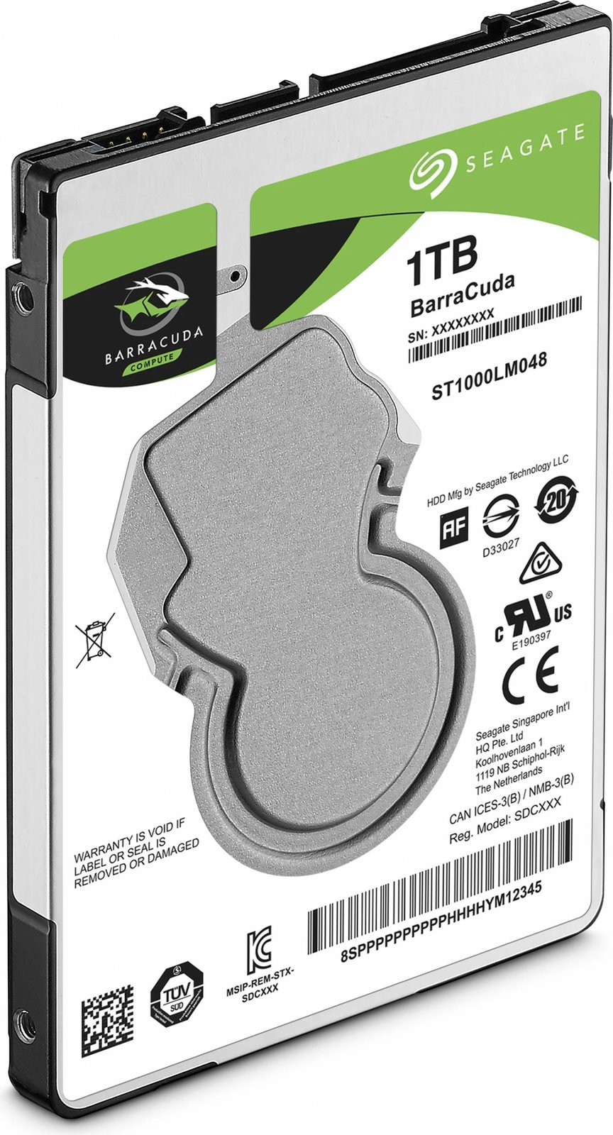 Hard disk Seagate Barracuda 2.5", 1 TB, 5400 RPM, 128 MB