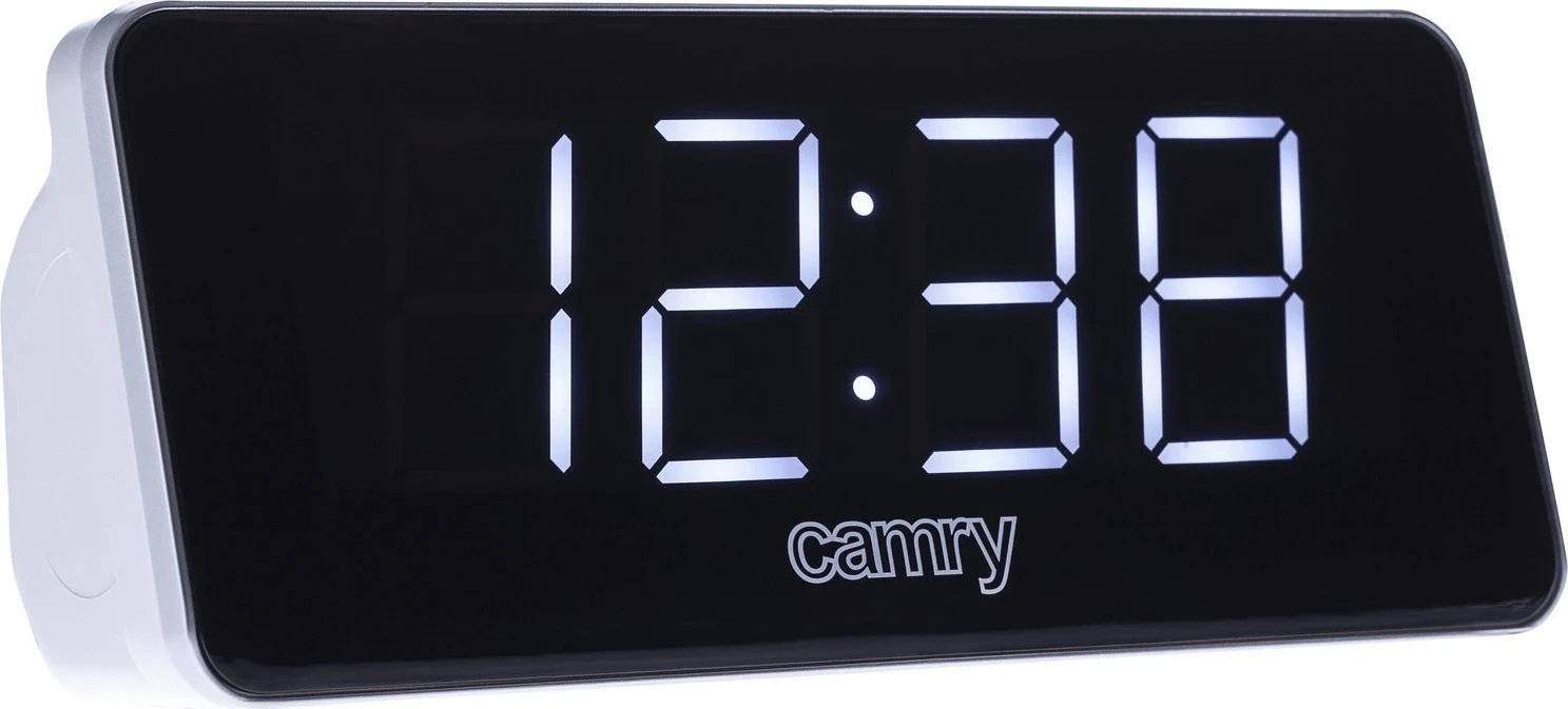 Orë digjitale me alarm, Camry CR 1156, gri/zeze