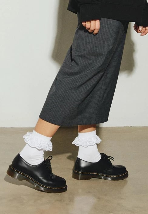 Të brendshme Dr. Martens femra, të bardha