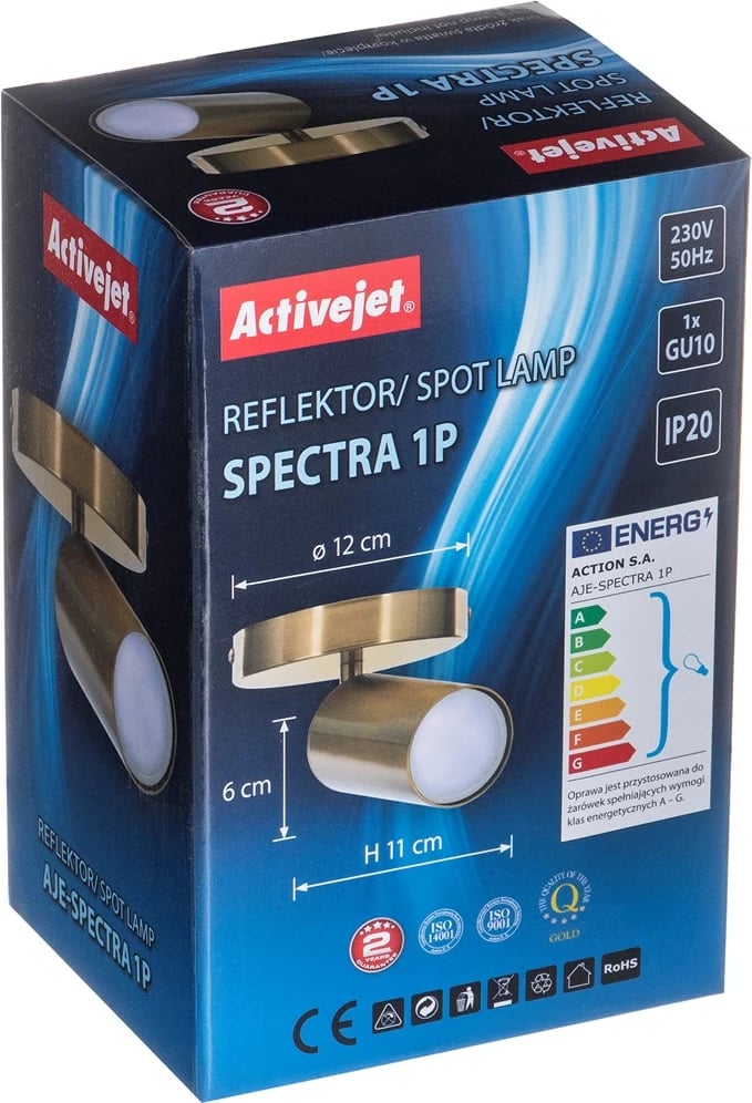 Llambë muri Activejet Spectra, ari