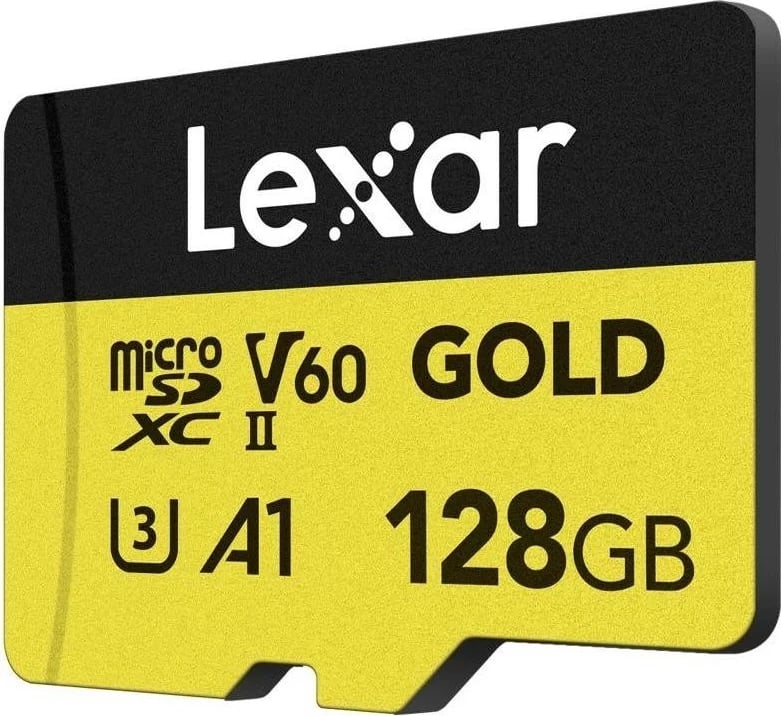 Kartelë Lexar 128GB microSDXC Professional GOLD UHS-II