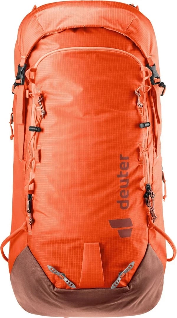 Çantë shpine Deuter Freescape Lite 26 l, për ski, Portokalli