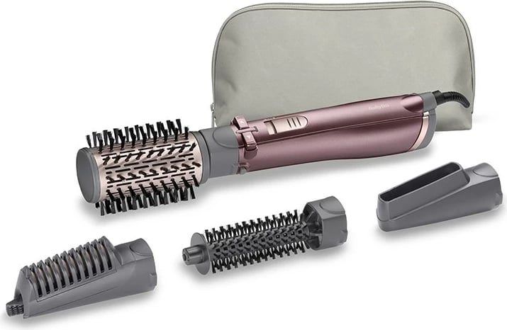 Brushë stiluese pëlr flokë BaByliss AS960E, 1000W, rozë 