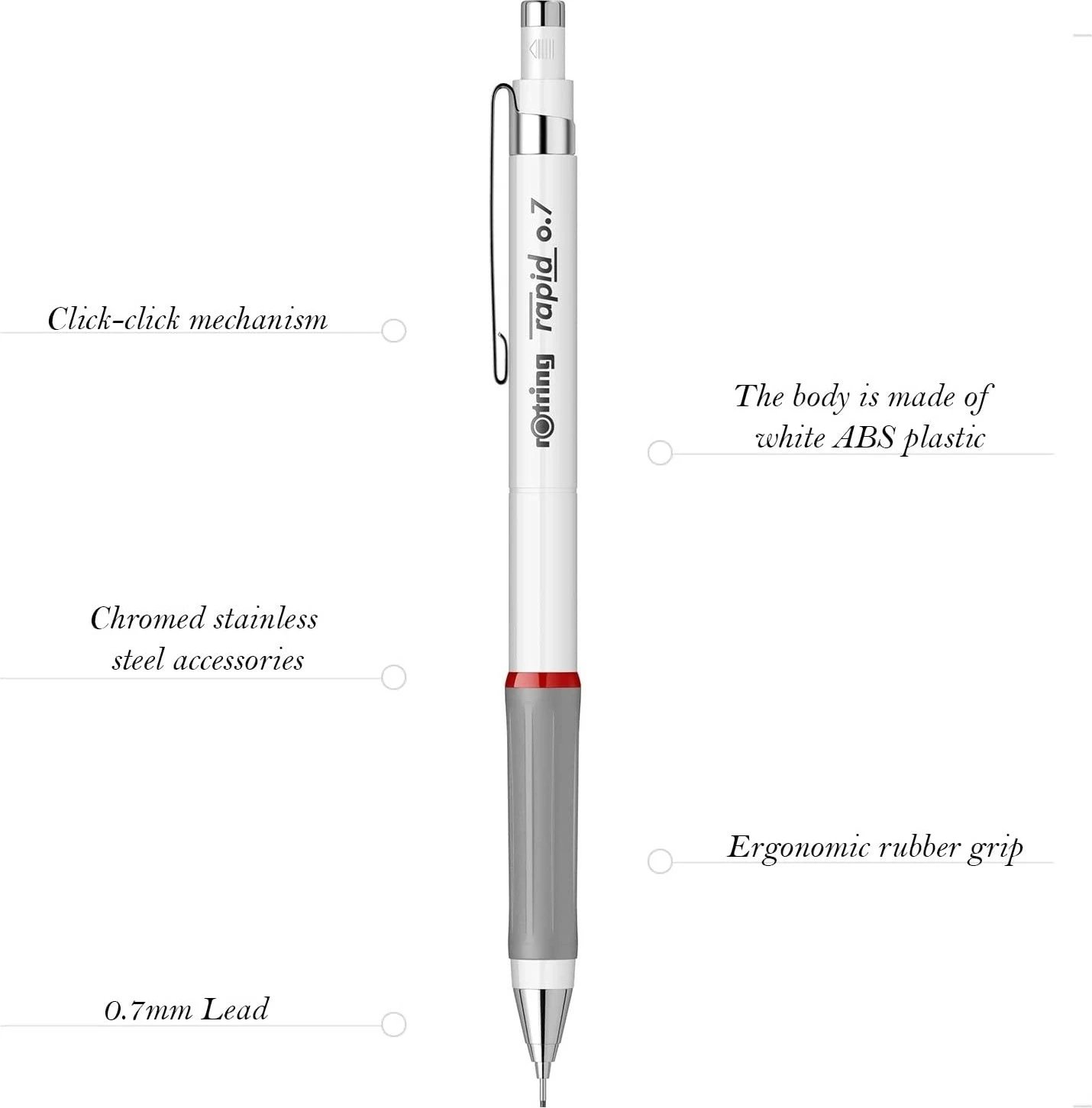 Stilolaps i shumëanshëm Rotring Rapid, 0.7 mm