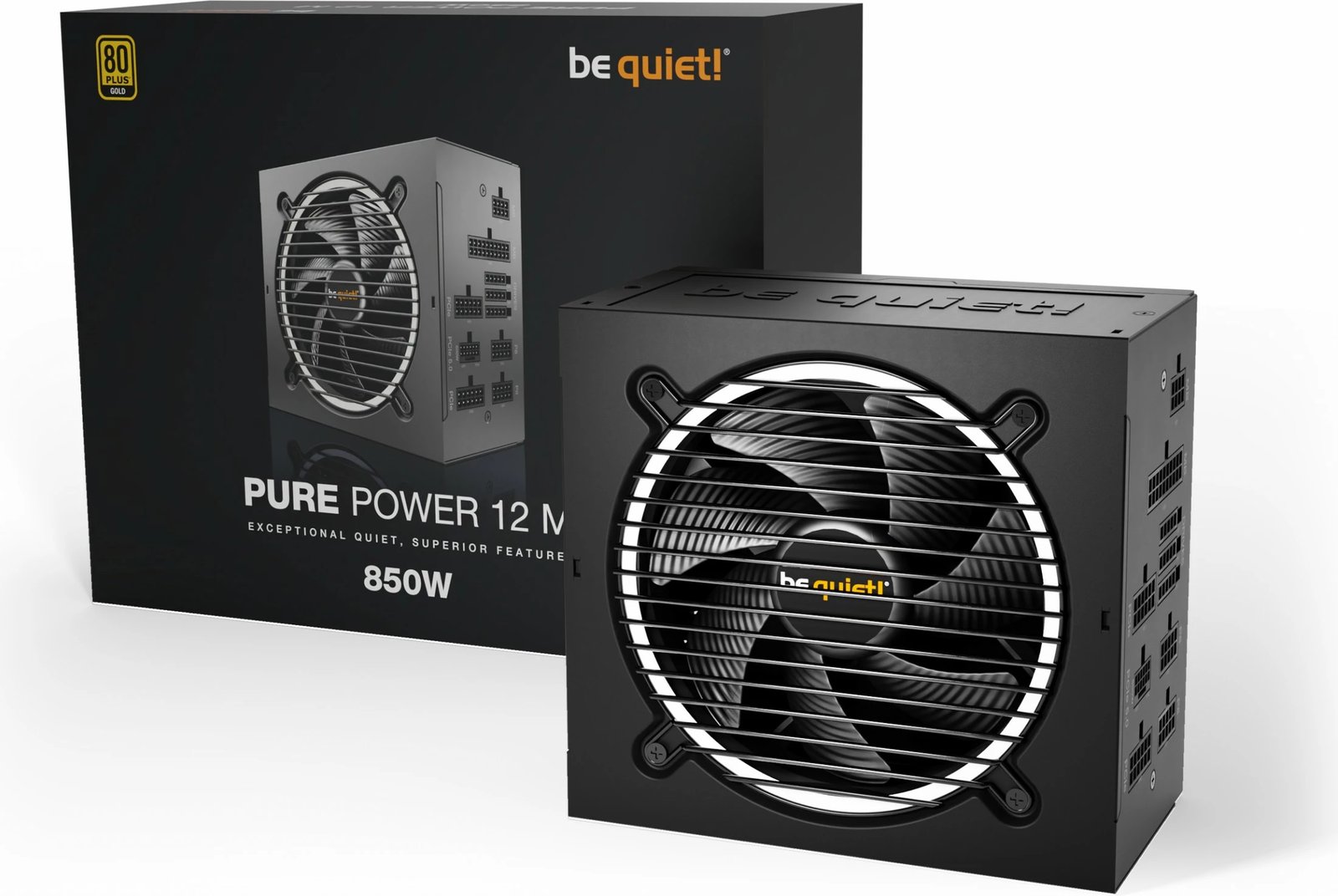 Furnizues energjie Be Quiet! Pure Power 12 M, 850 W, 100 - 240 V, 900 W, 50 - 60 Hz, 12 / 6 A, Aktiv