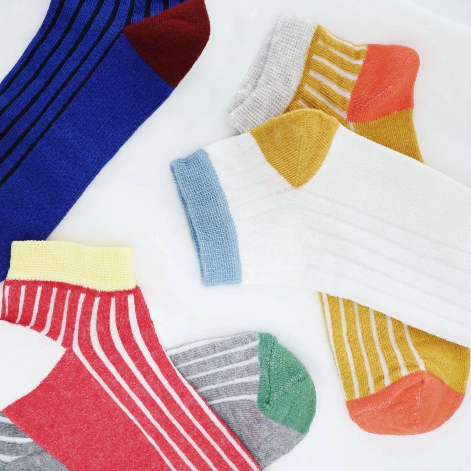 Çorape për femra Kral Socks, set 5 copë, shumëngjyrëshe