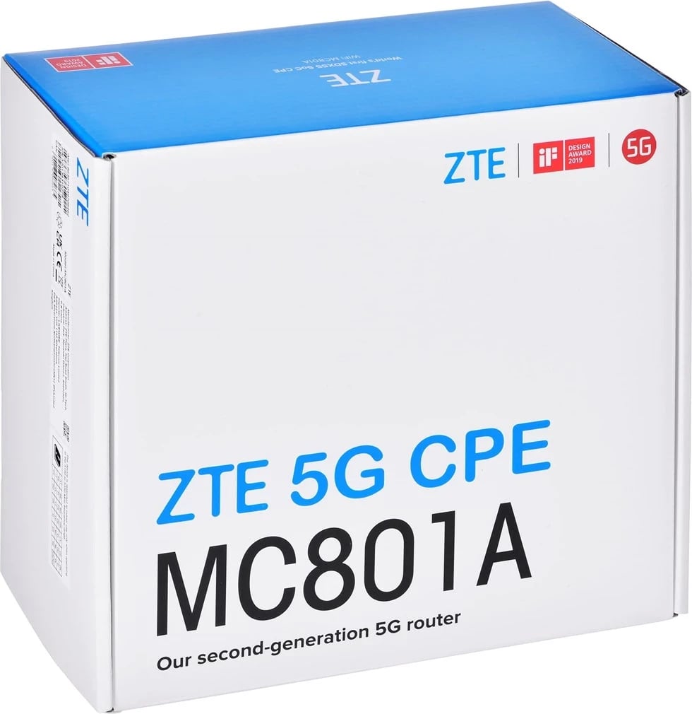 Ruter për rrjet celular ZTE MC801A, i bardhë