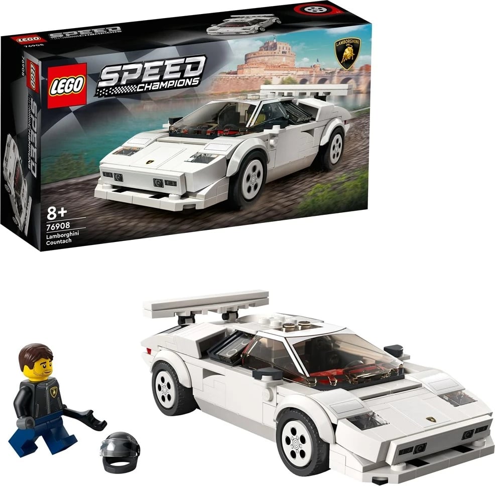 Set LEGO Speed Champions 76908 Lamborghini Countach, Multikolor