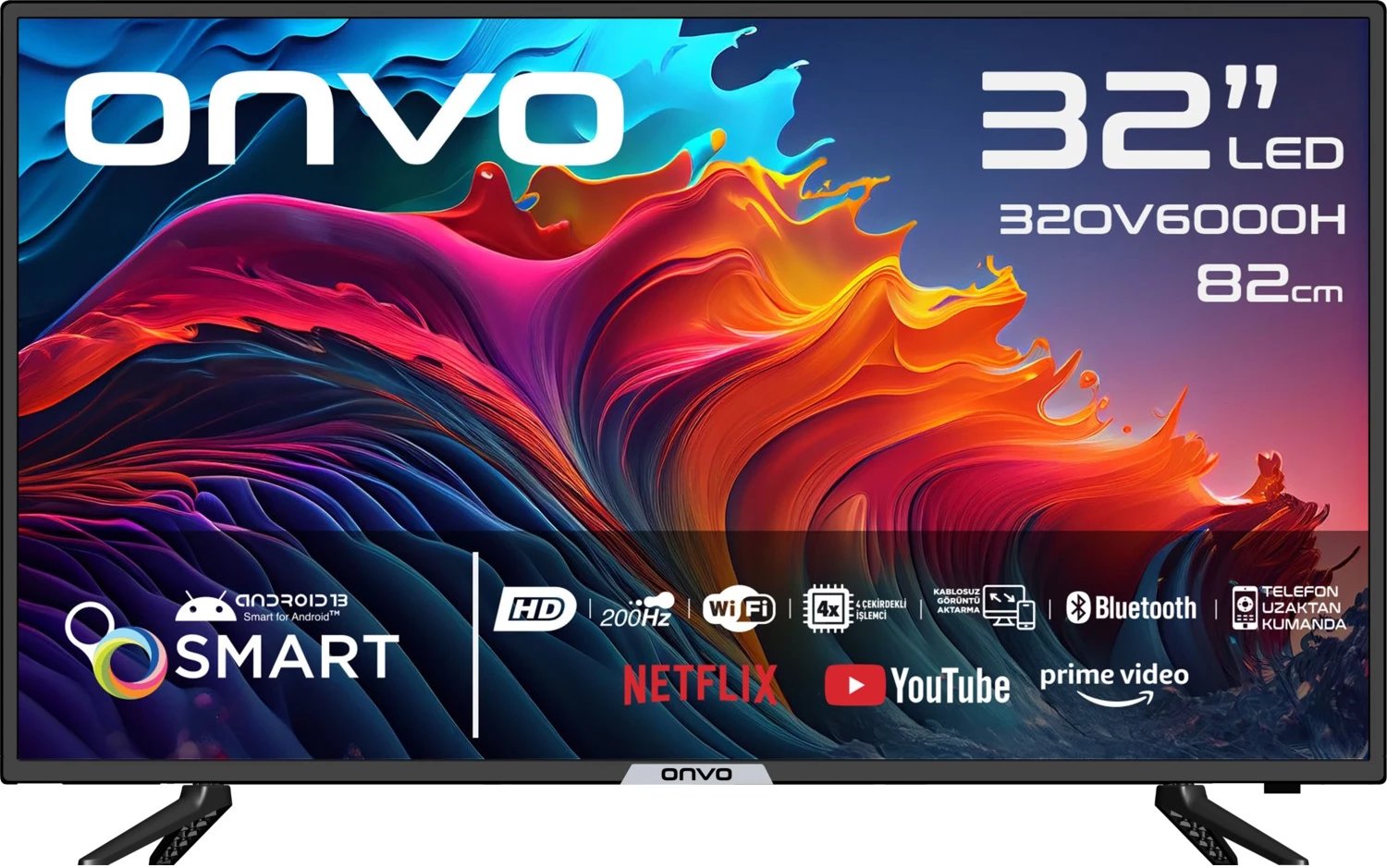 TELEVIZOR ONVO 32OV6000H | 32" LED HD SMART TV ANDROID