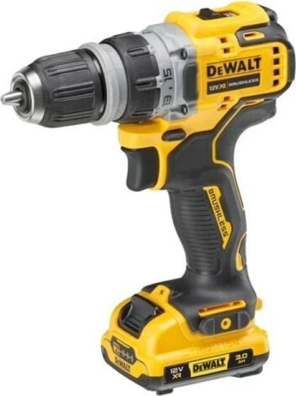 Borë DeWalt 12V me 2 bateri 3.0AH dhe koka zëvendësuese, DCD703L2T