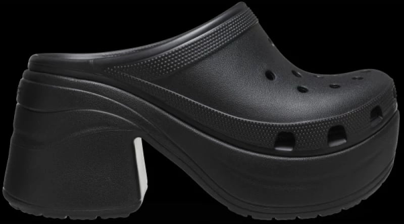 Këpucë të larta Crocs, të zeza