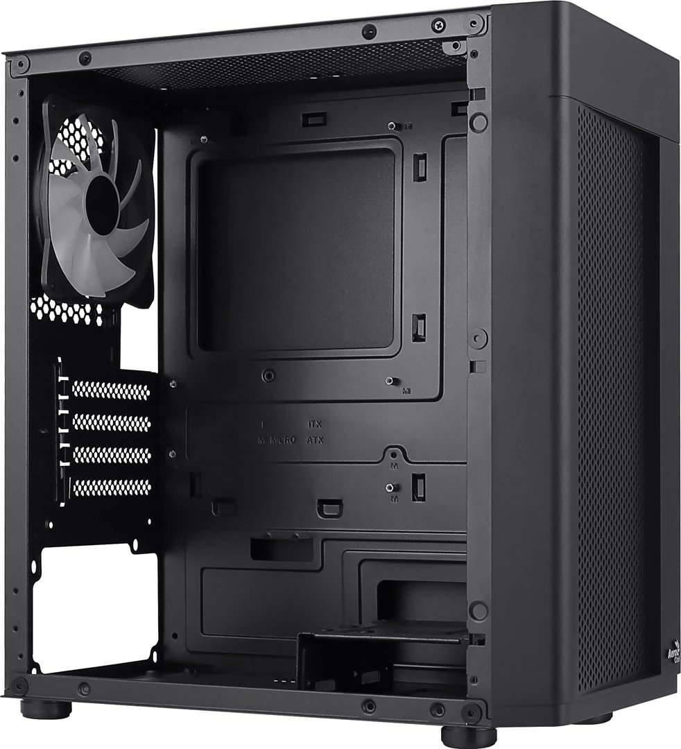 Kasë kompjuteri Aerocool HEXFORMBKV2, Micro ATX FRGB, e zezë