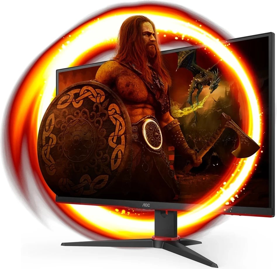 Monitori për lojëra AOC 27G2SPAE/BK, 27 inç, Full HD, Zi dhe Kuq