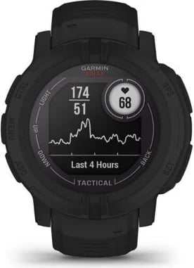 Smartwatch Garmin Instinct 2 Solar Tactical Edition, HRM Elevate, i zi