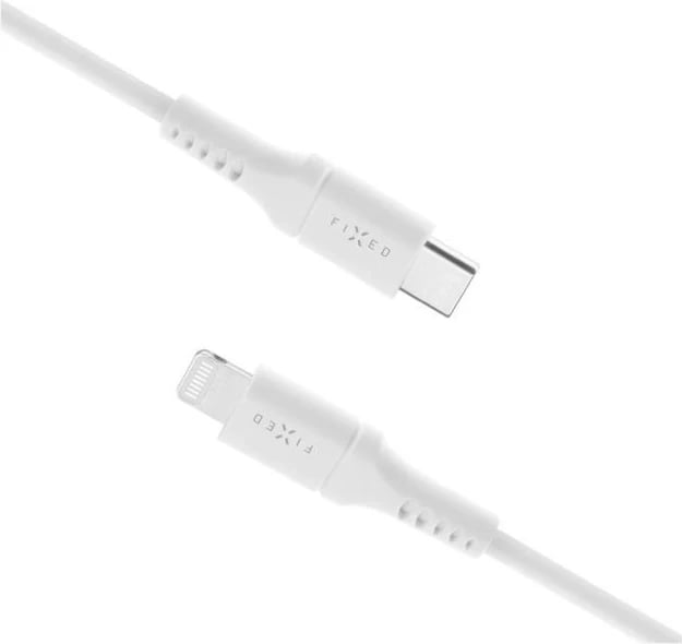 Kabëll Fixed FIXDLS-CL, USB-C/Lightning, 0.5m, i bardhë