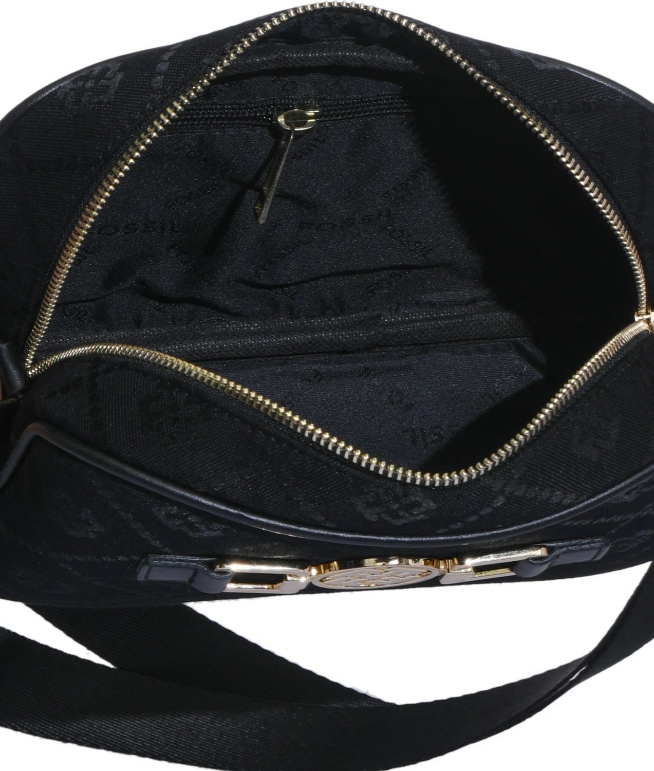 Çantë crossbody për femra Fossil, e zezë