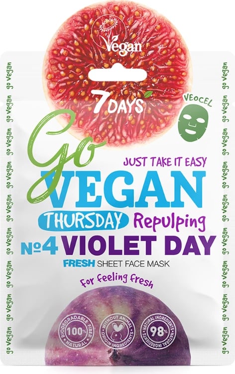 Maskë për fytyrë 7days Go Vegan Thursday, 25 gr