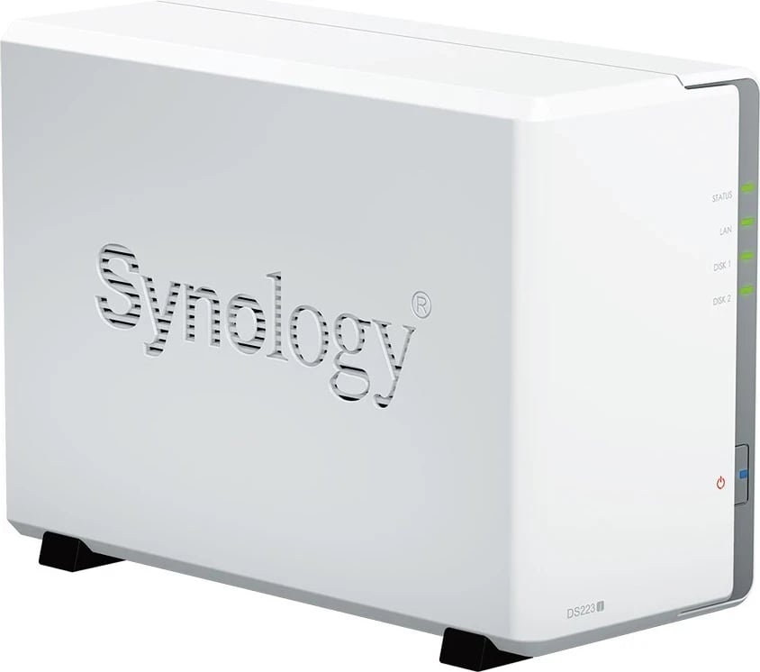 Server NAS Synology DiskStation DS223J, Ethernet LAN, i Bardhë