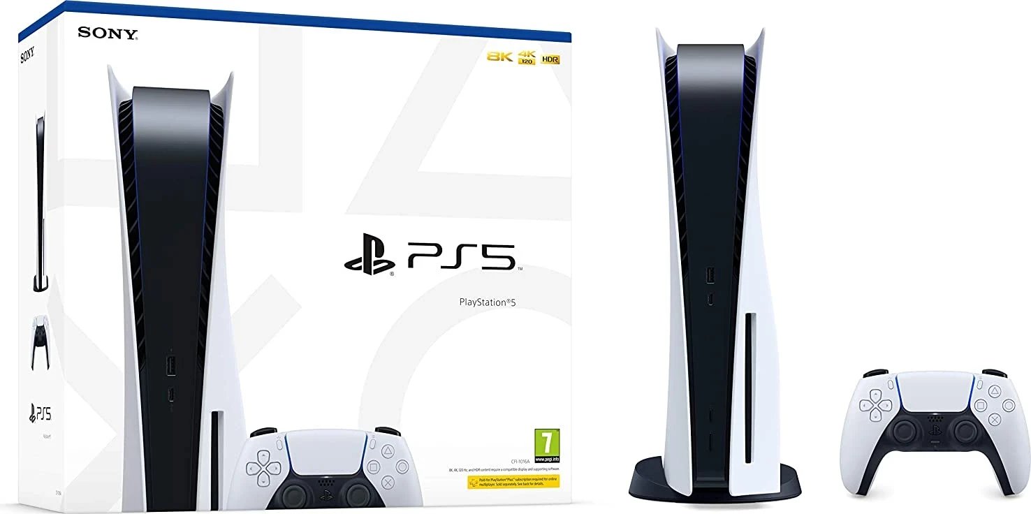 Konzolë Sony PlayStation 5, 825GB, i bardhë 