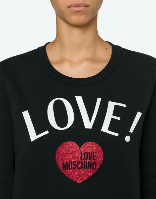 Xhemper për femra Love Moschino, i zi 