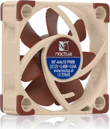 Ftohës Noctua NF A4x10 PWM, 4cm, i kuq 