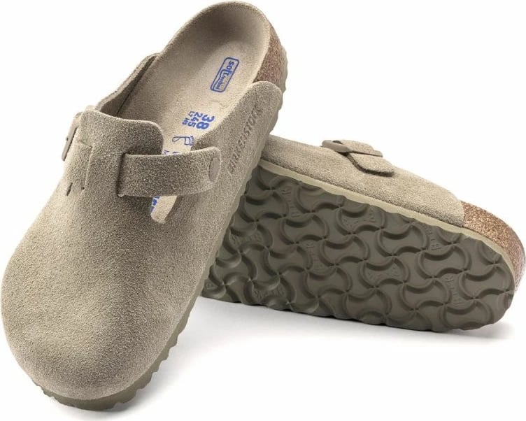 Papuqe për femra Birkenstock, krem